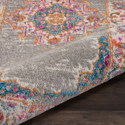 12 x 15 Blue Moroccan Power Loom Distressed Rug
