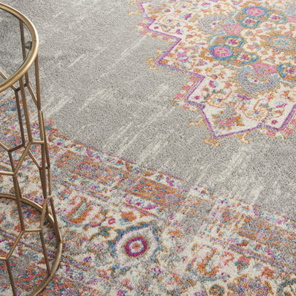 12 x 15 Blue Moroccan Power Loom Distressed Rug