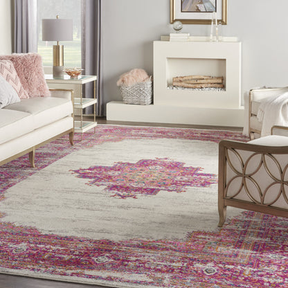 12 x 15 Blue Moroccan Power Loom Distressed Rug