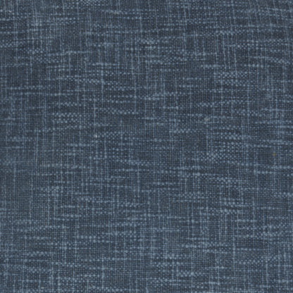 Navy Blue Cotton Pillow w/ Fringe