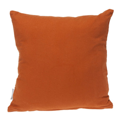 Orange & Ivory Southwestern Cotton Pillow