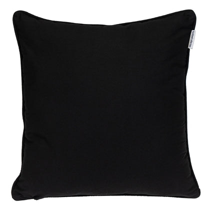 Black & White Interlocking Cotton Pillow