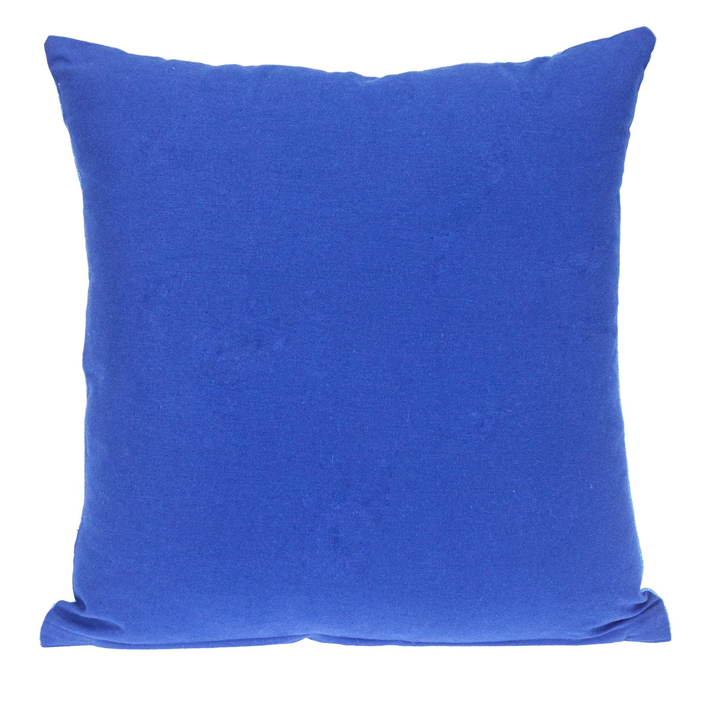 Blue Weave Cotton Pillow