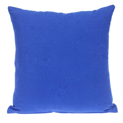 Blue Weave Cotton Pillow
