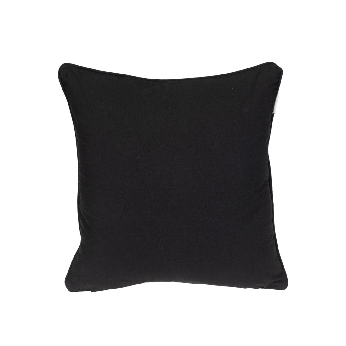 Black & White Geometric Cotton Pillow
