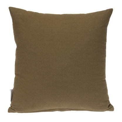Green Weave Cotton Pillow