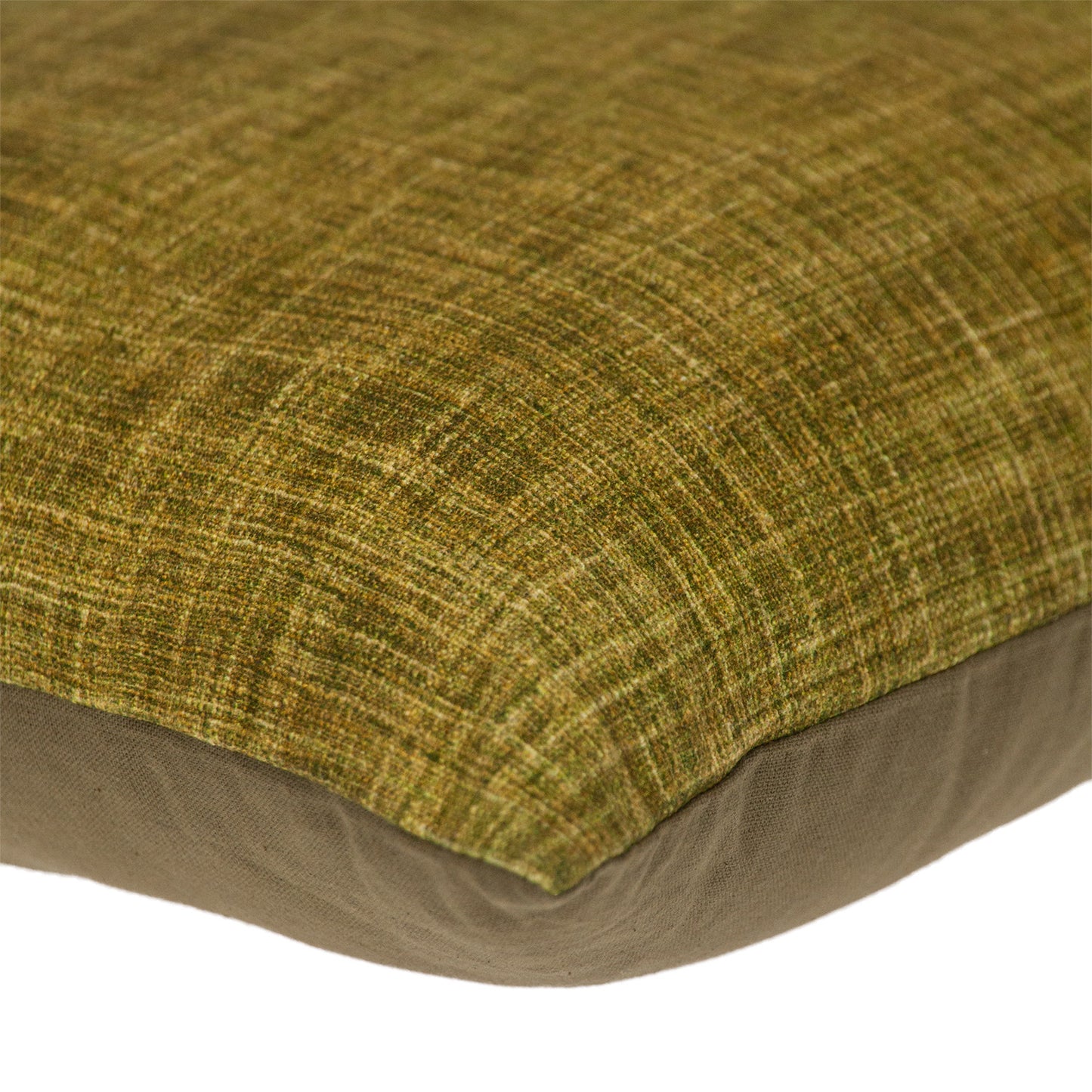 Green Weave Cotton Pillow