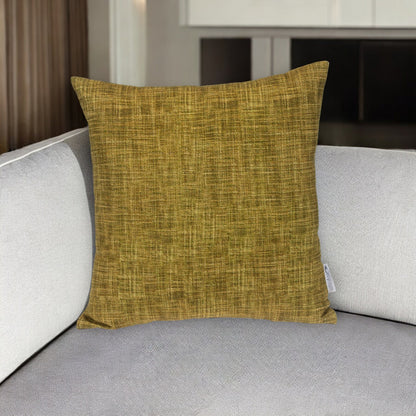 Green Weave Cotton Pillow