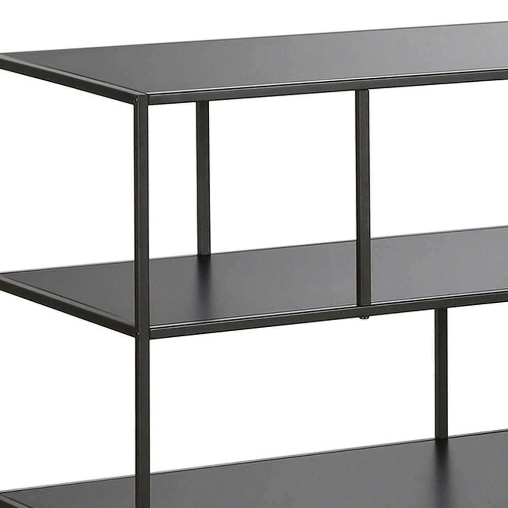 Black Metal Media Console