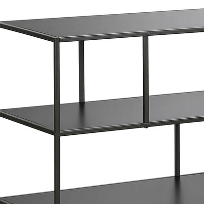 Black Metal Media Console