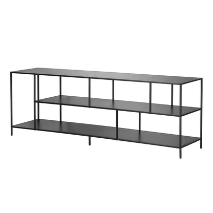 Black Metal Media Console