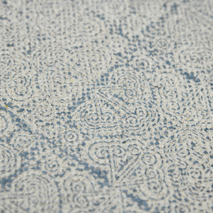 8 X 12 Blue Oriental Flatweave Handmade Distressed Rug With Fringe