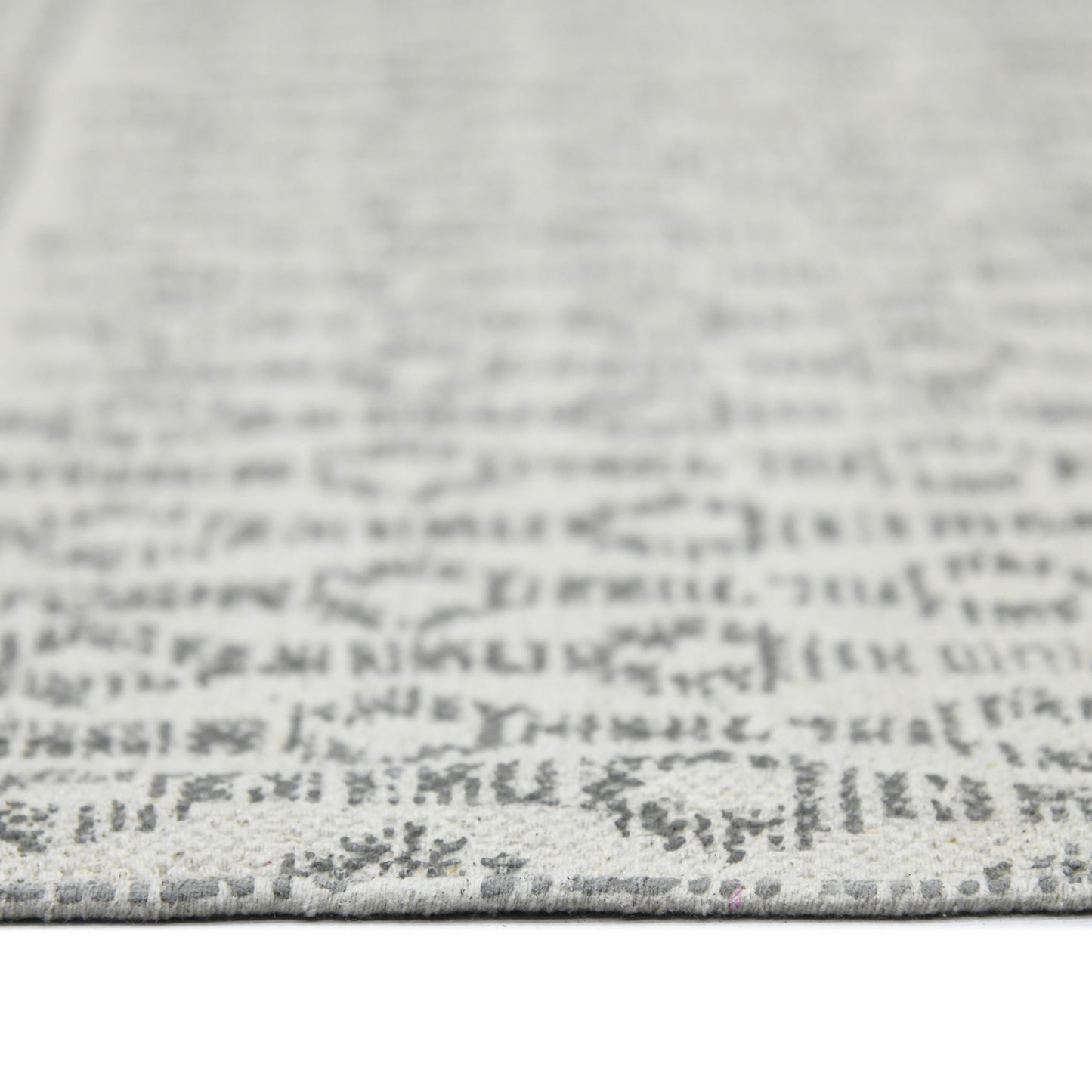 8 X 12 Gray Geometric Flatweave Handmade Distressed Rug With Fringe