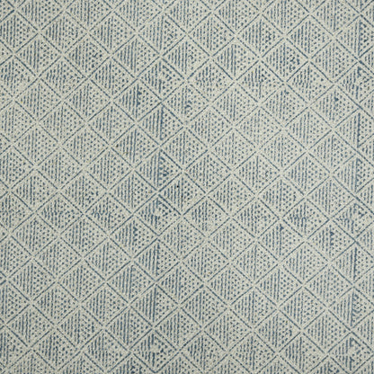 8 X 12 Blue Geometric Flatweave Handmade Distressed Rug With Fringe