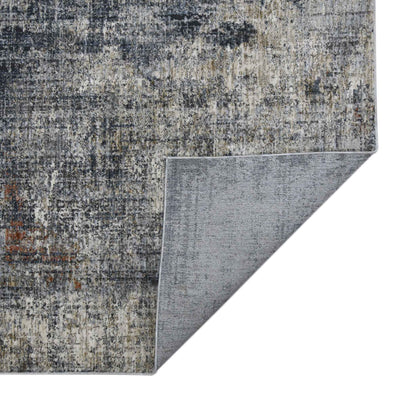 8 x 10 Gray & Ivory Power Loom Rug