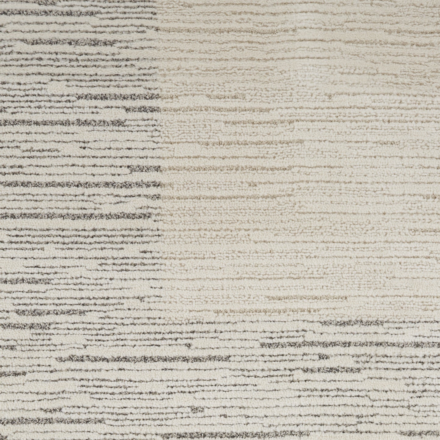 8 x 10 Ivory & Gray Power Loom Rug