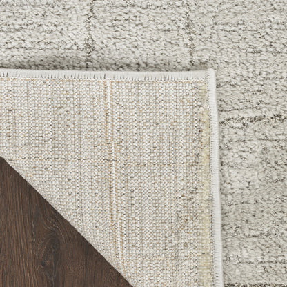 8 x 10 Beige & Ivory Power Loom Rug