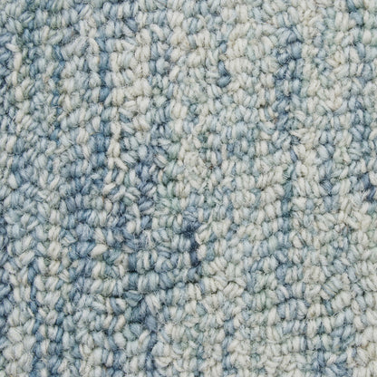 8 x 10 Blue Wool Hand Tufted Rug