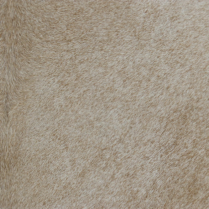 Beige & Ivory Striped Faux Leather Pillow