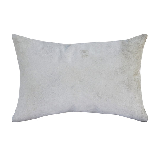 Ivory Faux Leather Pillow