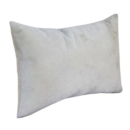 Ivory Faux Leather Pillow