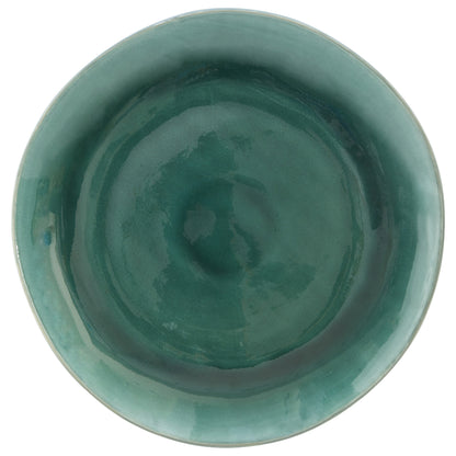 Green 16-Piece Ceramic Set of 4 Dinnerware Set
