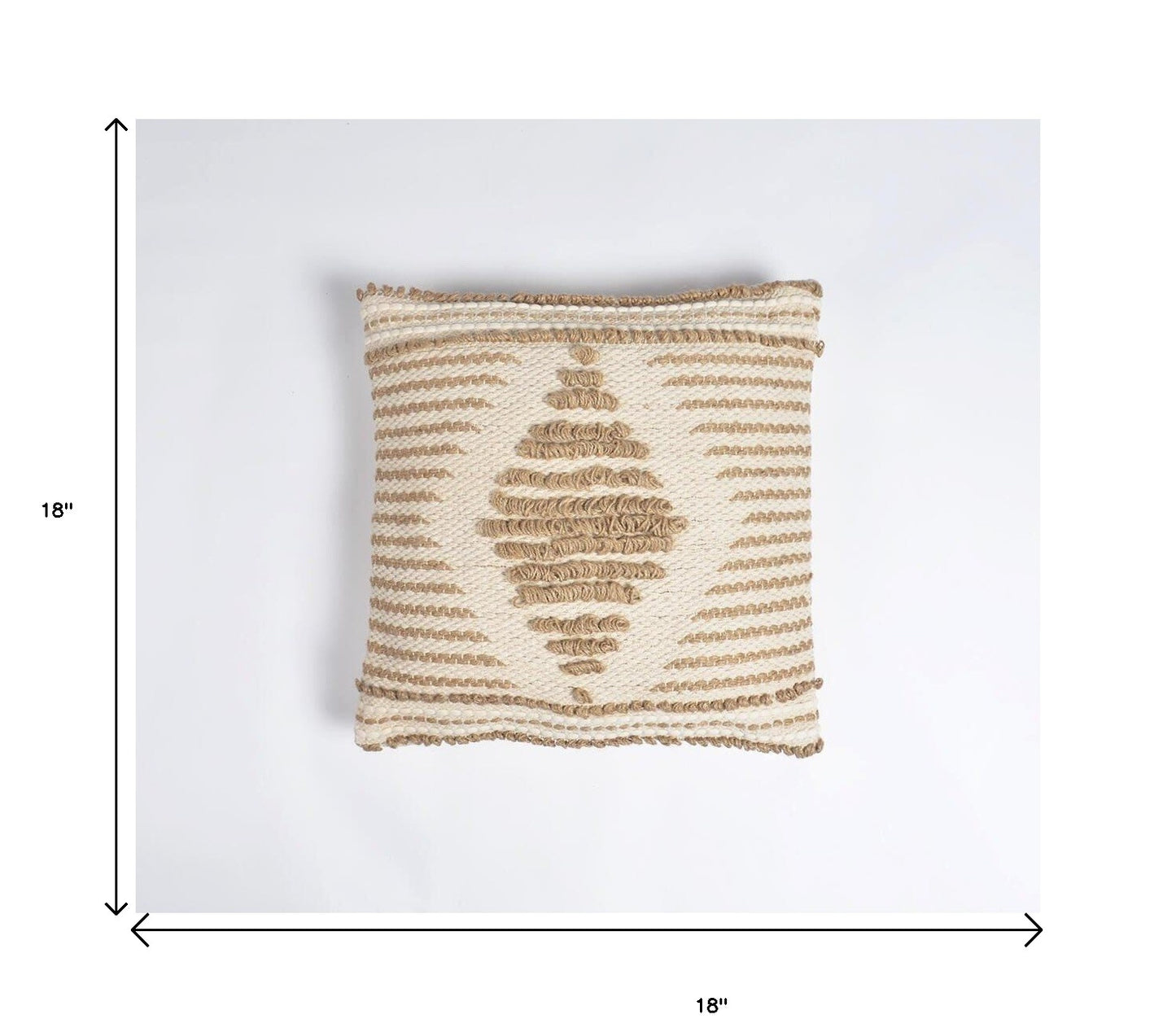 Beige & Brown Diamond Cotton Blend (Cover Only)