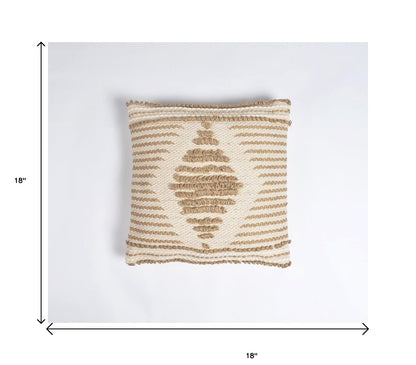 Beige & Brown Diamond Cotton Blend (Cover Only)