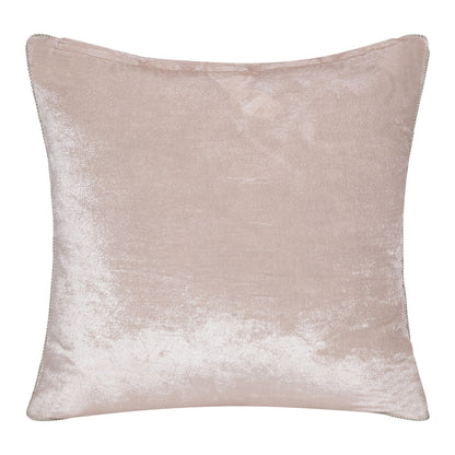 Pink Geometric Pillow w/ Beads