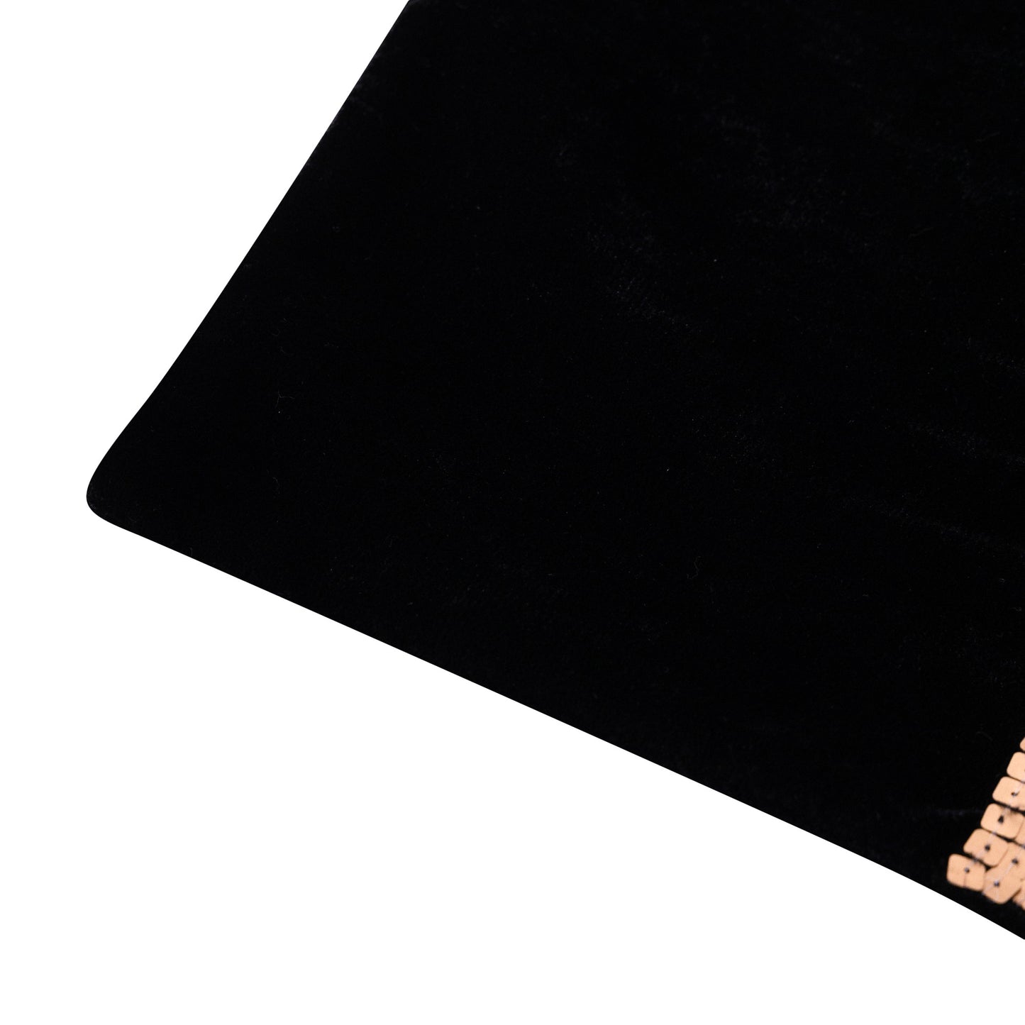 Black Striped Pillow w/ Beads