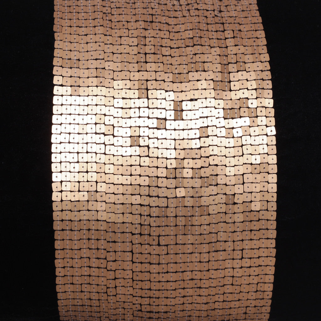 Black Striped Pillow w/ Beads