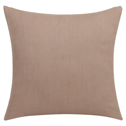 Brown Cotton Pillow w/ Buttons