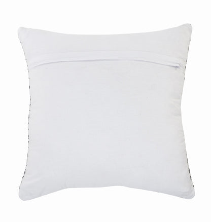 Blue Beach Chevron Cotton Pillow