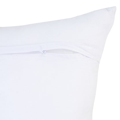 Blue Beach Chevron Cotton Pillow