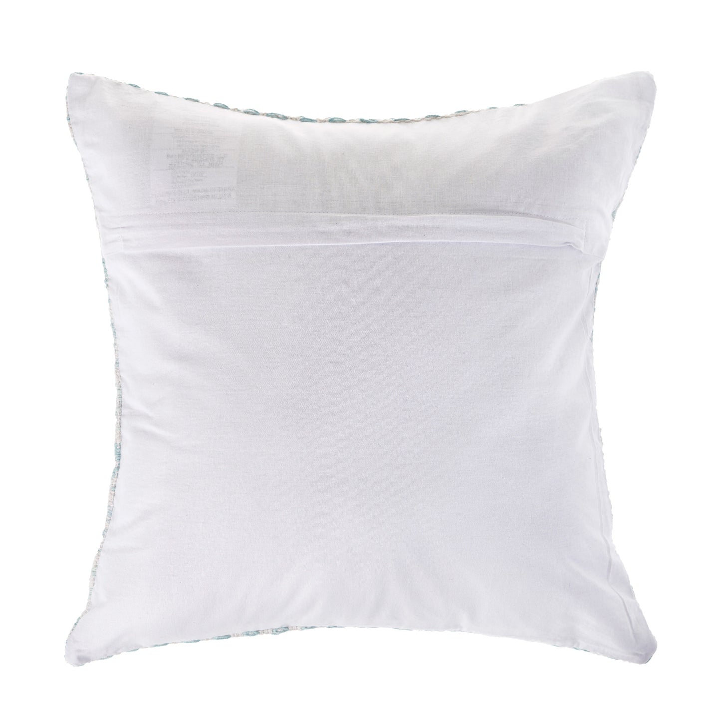 Blue Beach Chevron Cotton Pillow