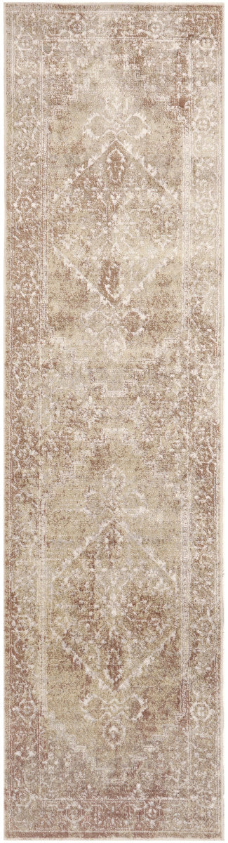 Nourison Astra Rust & Multicolor Pet Friendly Machine Washable Rug - 2' x 6'