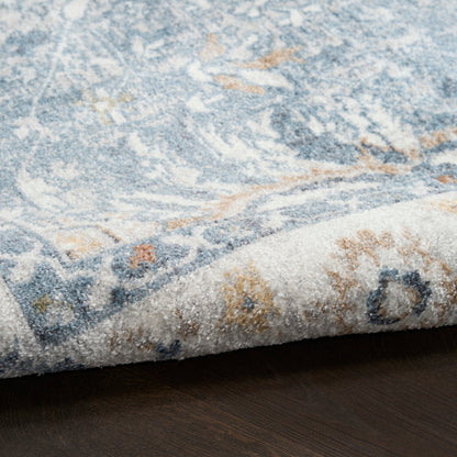 Nourison Astra Blue Pet Friendly Machine Washable Rug - Texture