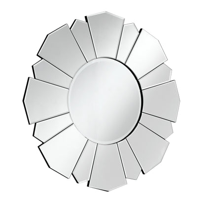 Clear Abstract Unframed Accent Mirror