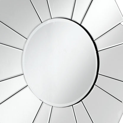 Clear Abstract Unframed Accent Mirror