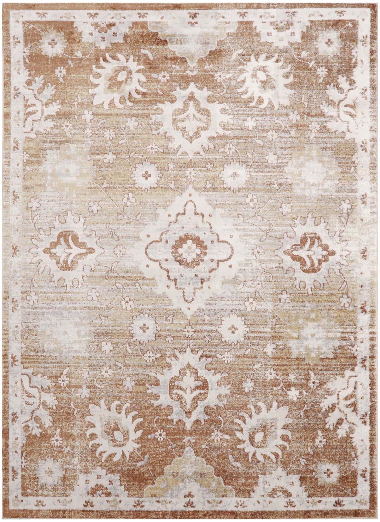 Nourison Astra Copper Pet Friendly Machine Washable Rug - Main