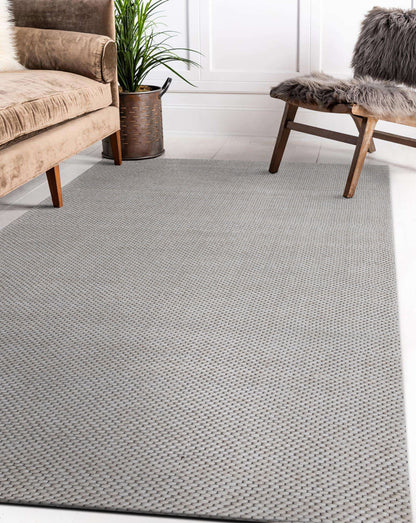 8 x 10 Beige Hand Woven Non Skid Rug