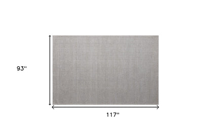 8 x 10 Beige Hand Woven Non Skid Rug
