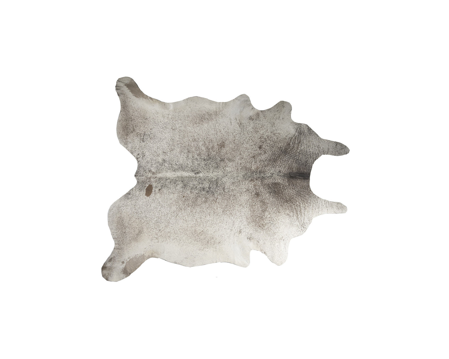 5 x 7 Taupe & Ivory Cowhide Hand Knotted Rug
