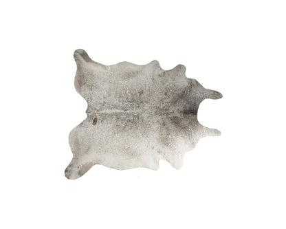 5 x 7 Taupe & Ivory Cowhide Hand Knotted Rug