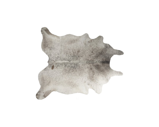 5 x 7 Taupe & Ivory Cowhide Hand Knotted Rug