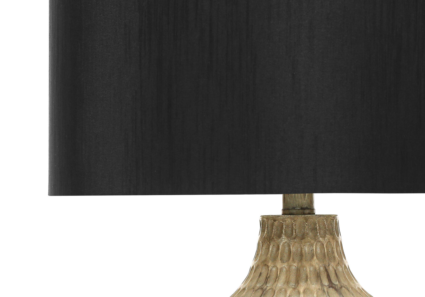 Brown Geometric Table Lamp w/ Shade