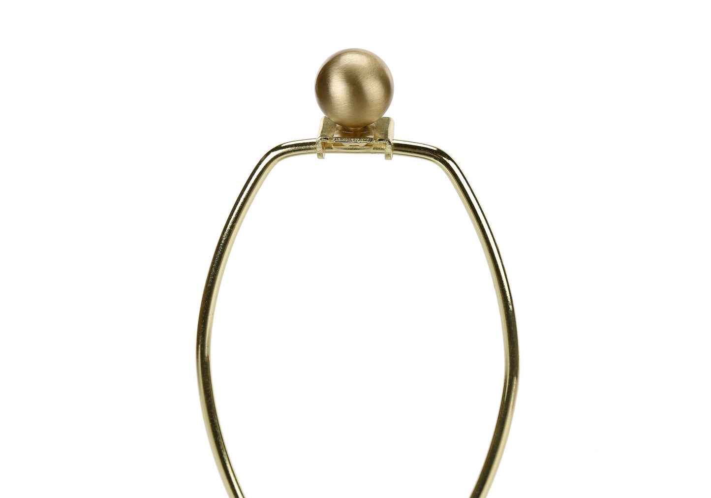 Gold & White Urn Table Lamp w/ Shade