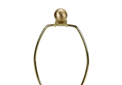 Gold & White Urn Table Lamp w/ Shade