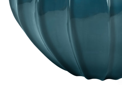 Blue Gourd Table Lamp w/ Shade