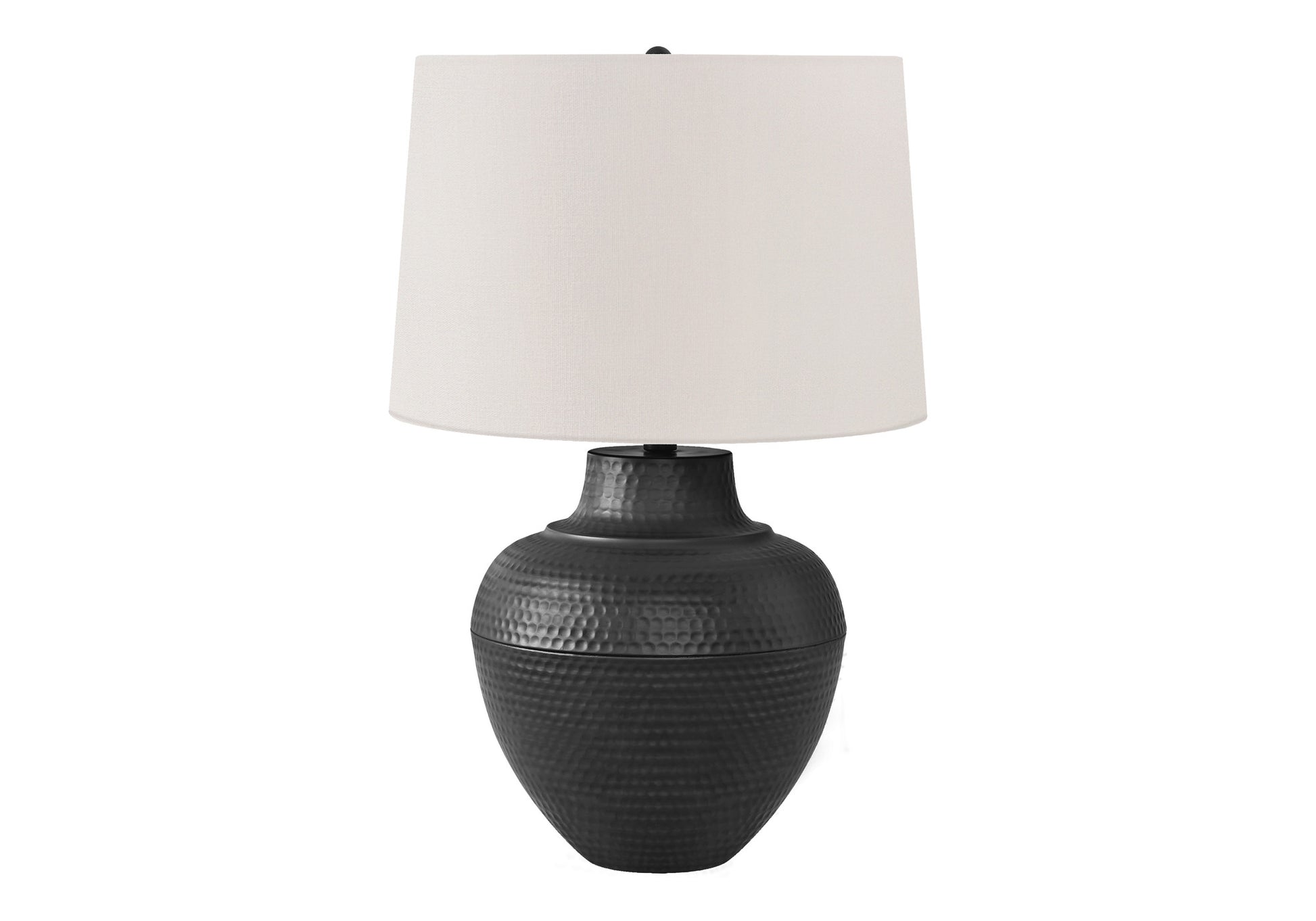 Black Urn Table Lamp w/ Shade